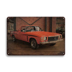 Vintage Vehicle Metal Tin Sign Plaque Retro Tin Painting Racing Car Posters Wall Art Stickers Home Bar Garage Decorative Plates - Grand Goldman