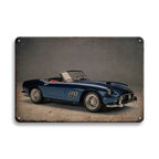 Vintage Vehicle Metal Tin Sign Plaque Retro Tin Painting Racing Car Posters Wall Art Stickers Home Bar Garage Decorative Plates - Grand Goldman