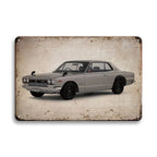 Vintage Vehicle Metal Tin Sign Plaque Retro Tin Painting Racing Car Posters Wall Art Stickers Home Bar Garage Decorative Plates - Grand Goldman