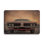 Vintage Vehicle Metal Tin Sign Plaque Retro Tin Painting Racing Car Posters Wall Art Stickers Home Bar Garage Decorative Plates - Grand Goldman