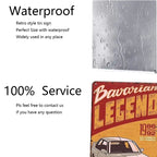 Vintage Vehicle Metal Tin Sign Plaque Retro Tin Painting Racing Car Posters Wall Art Stickers Home Bar Garage Decorative Plates - Grand Goldman