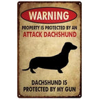 Vintage Warning Attention Notice Metal Tin Signs Posters Plate Wall Decor for Home Bars Garage Cafe Clubs Retro Poster Plaque - Grand Goldman