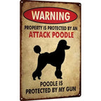 Vintage Warning Attention Notice Metal Tin Signs Posters Plate Wall Decor for Home Bars Garage Cafe Clubs Retro Poster Plaque - Grand Goldman