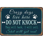 Vintage Warning Attention Notice Metal Tin Signs Posters Plate Wall Decor for Home Bars Garage Cafe Clubs Retro Poster Plaque - Grand Goldman