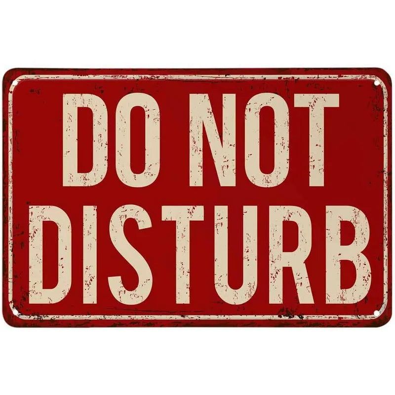 Vintage Warning Attention Notice Metal Tin Signs Posters Plate Wall Decor for Home Bars Garage Cafe Clubs Retro Poster Plaque - Grand Goldman