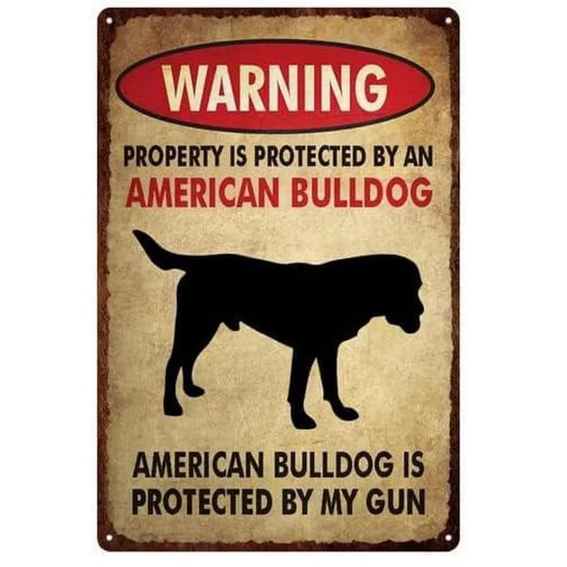 Vintage Warning Attention Notice Metal Tin Signs Posters Plate Wall Decor for Home Bars Garage Cafe Clubs Retro Poster Plaque - Grand Goldman