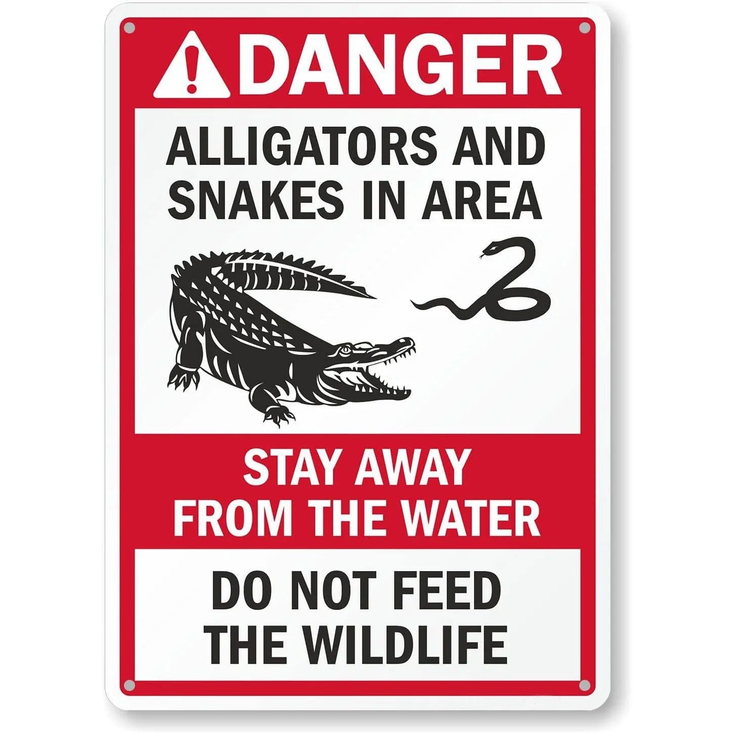 Vintage Warning Metal Tin Signs Danger Do Not Enter Wall Decor for Garage Garden Restaurant Bars Cafe Clubs Retro Posters Plaque - Grand Goldman