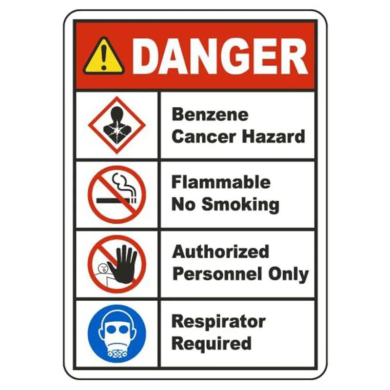 Vintage Warning Metal Tin Signs Danger Do Not Enter Wall Decor for Garage Garden Restaurant Bars Cafe Clubs Retro Posters Plaque - Grand Goldman