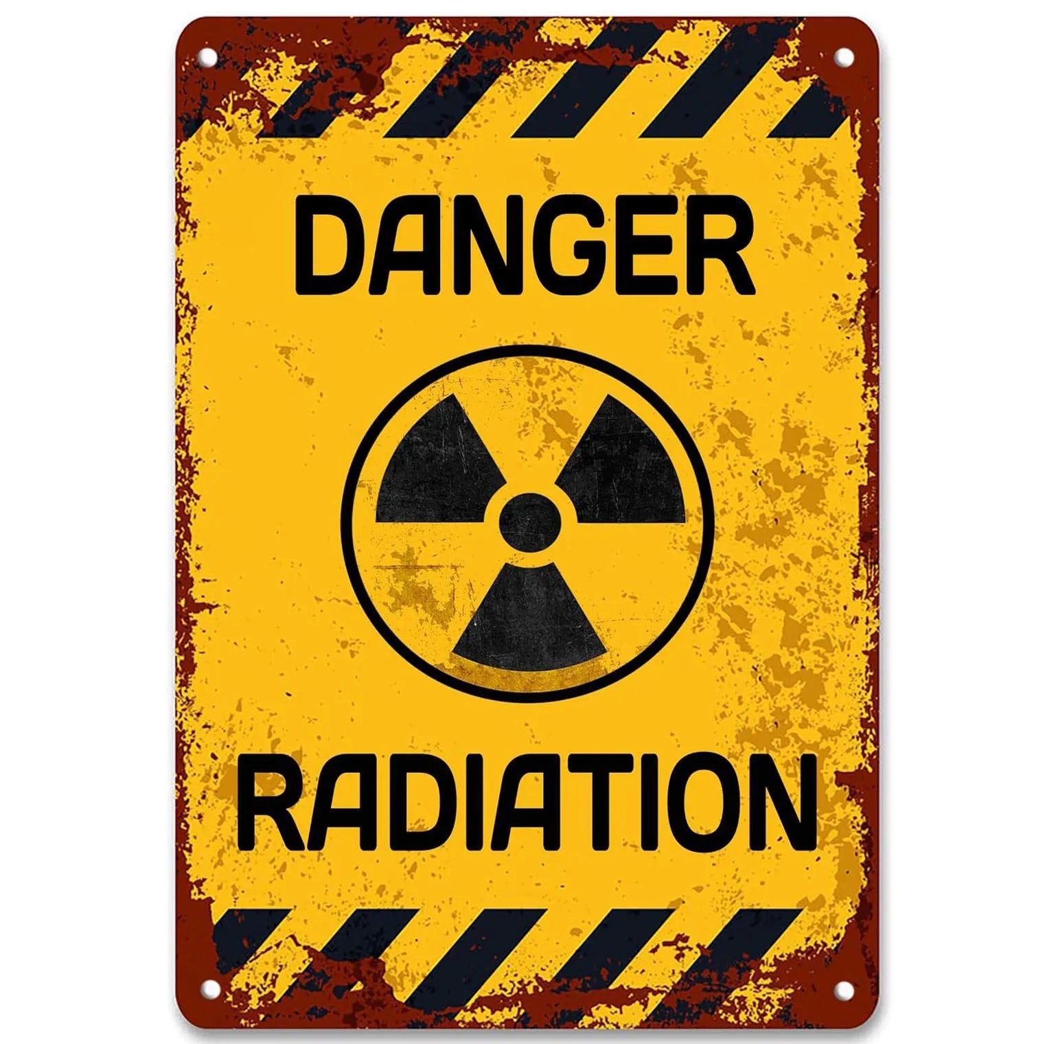 Vintage Warning Metal Tin Signs Danger Do Not Enter Wall Decor for Garage Garden Restaurant Bars Cafe Clubs Retro Posters Plaque - Grand Goldman