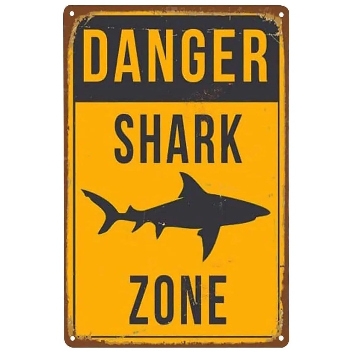 Vintage Warning Metal Tin Signs Danger Do Not Enter Wall Decor for Garage Garden Restaurant Bars Cafe Clubs Retro Posters Plaque - Grand Goldman