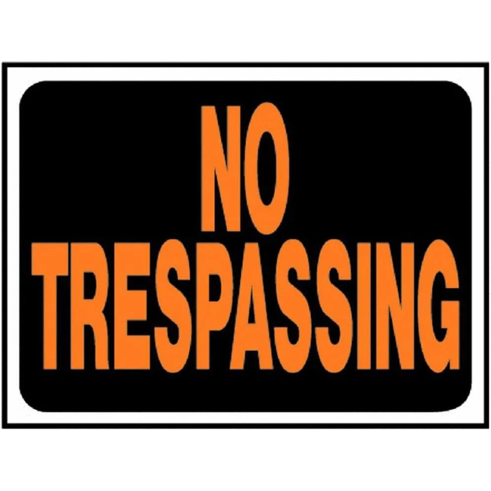 Vintage Warning Metal Tin Signs No Trespassing Posters Plate Wall Decor for Home Bars Garage Cafe Clubs Retro Poster Plaque - Grand Goldman