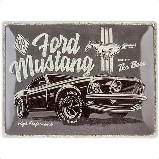 Vintage Car Metal Tin Signs Benz Mustang Posters Plate Wall Decor for Garage Bars Man Cave Cafe Clubs Retro Posters Plaque - Grand Goldman