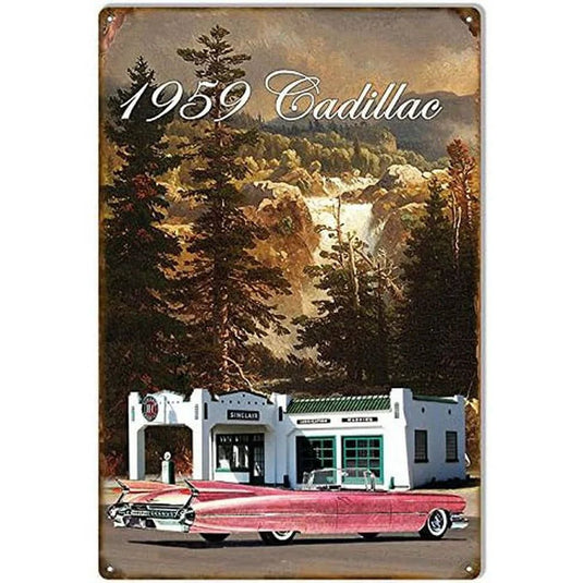 Vintage Classic Car Metal Tin Signs Mustang GT Posters Plate Wall Decor for Garage Bars Man Cave Cafe Clubs Retro Posters Plaque - Grand Goldman