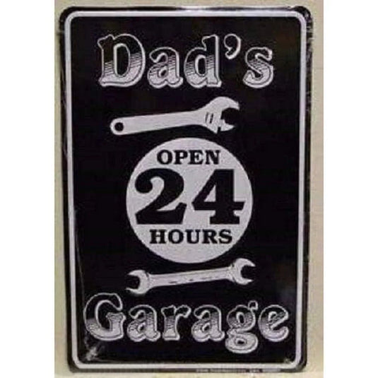 Vintage Dad's Garage Repair Shop Metal Tin Signs Posters Plate Wall Decor for Home Bars Garage Cafe Clubs Retro Posters Plaque - Grand Goldman