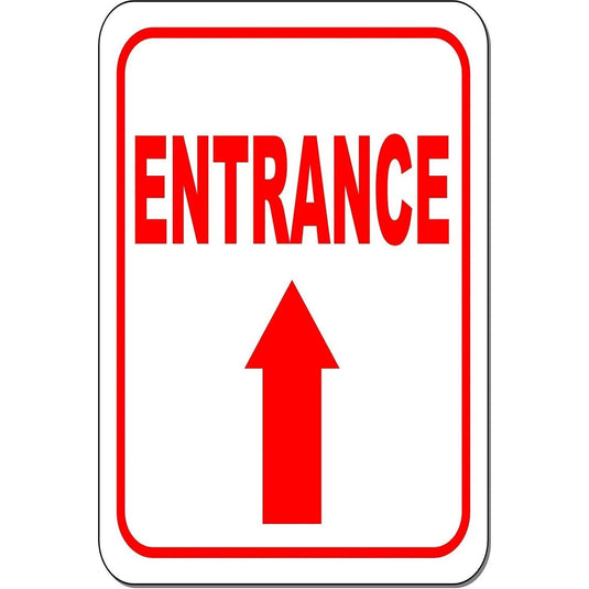 Vintage Exit Entrance Turn Arrow Metal Tin Signs Posters Plate Wall Decor for Bars Garage Cafe Clubs Pubs Retro Poster Plaque - Grand Goldman