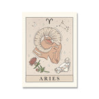 Vintage Tarot Cards Constellation Canvas Painting Poster - Grand Goldman