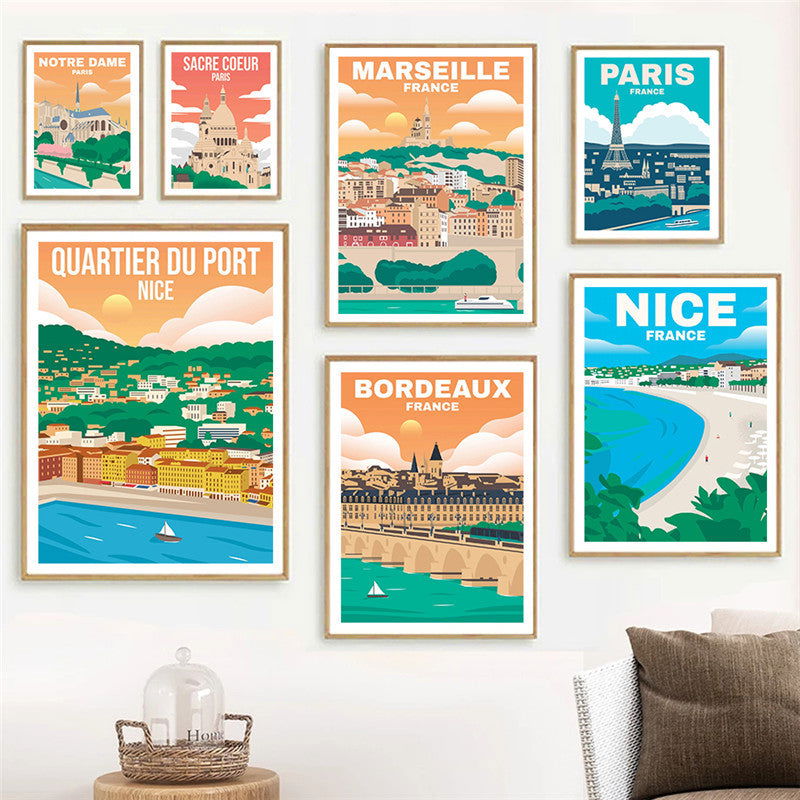 Vintage Travel Poster Canvas Painting Art Picture - Grand Goldman