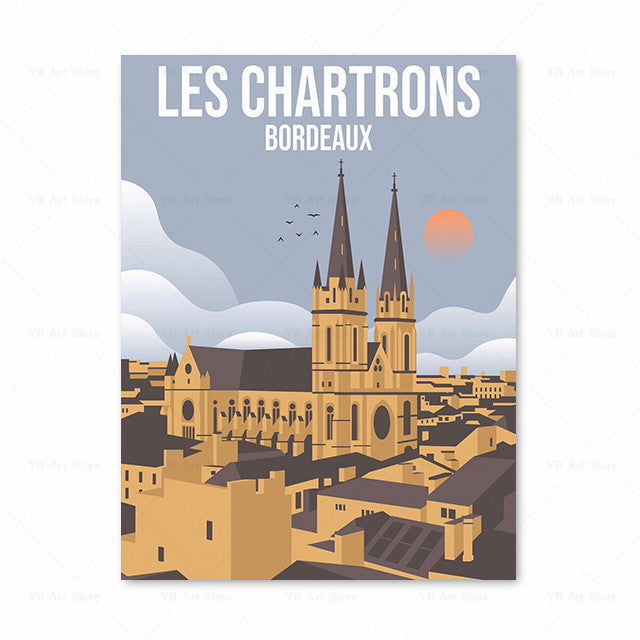 Vintage Travel Poster Canvas Painting Art Picture - Grand Goldman