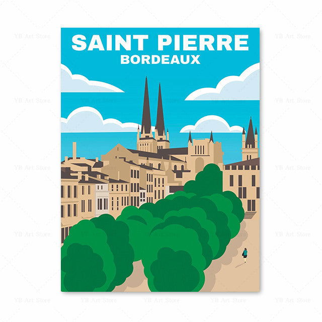 Vintage Travel Poster Canvas Painting Art Picture - Grand Goldman