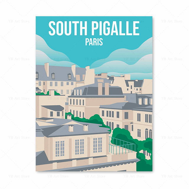 Vintage Travel Poster Canvas Painting Art Picture - Grand Goldman