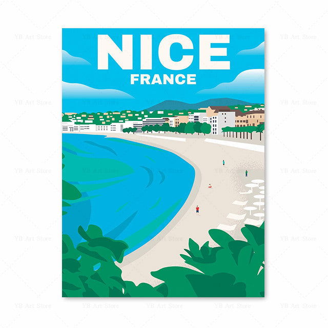 Vintage Travel Poster Canvas Painting Art Picture - Grand Goldman