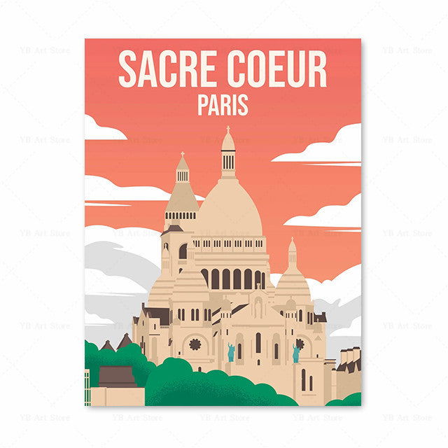 Vintage Travel Poster Canvas Painting Art Picture - Grand Goldman