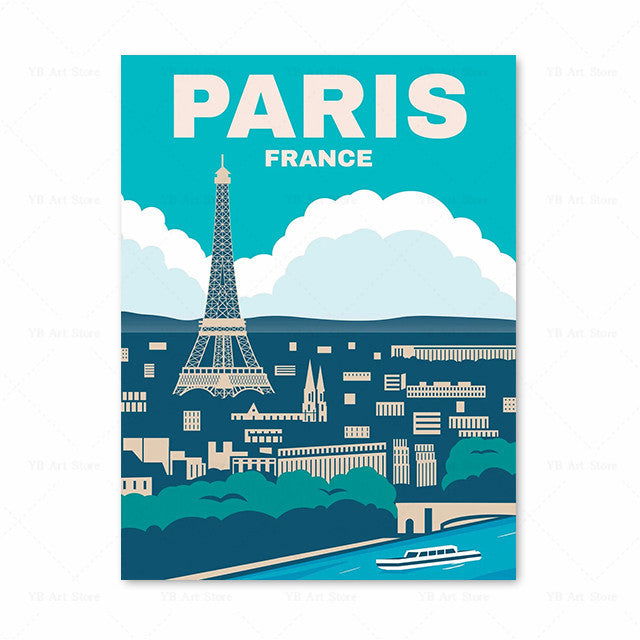 Vintage Travel Poster Canvas Painting Art Picture - Grand Goldman