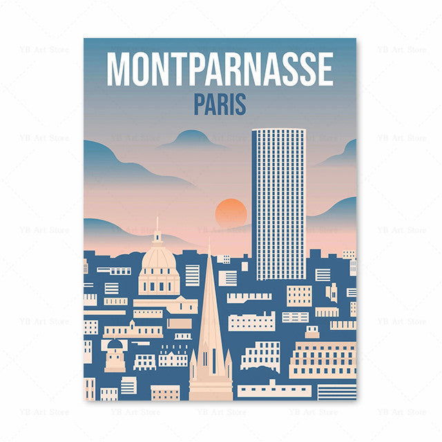 Vintage Travel Poster Canvas Painting Art Picture - Grand Goldman