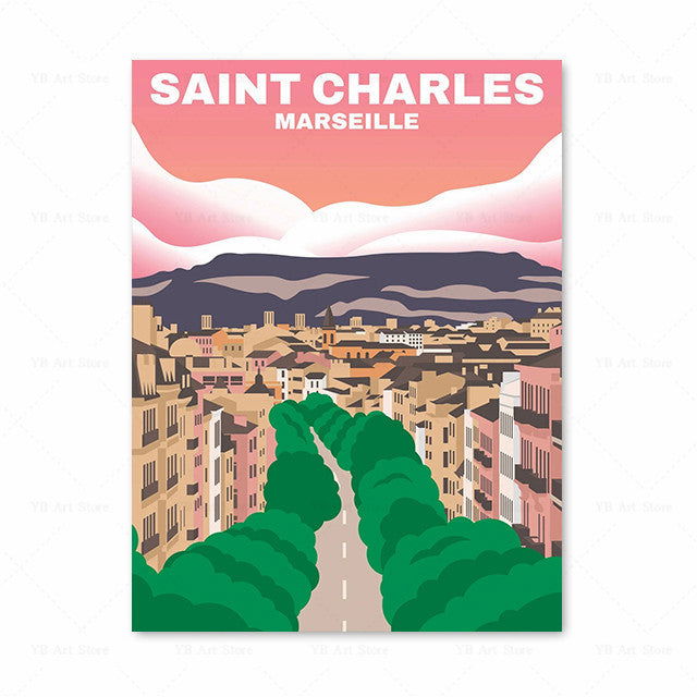 Vintage Travel Poster Canvas Painting Art Picture - Grand Goldman