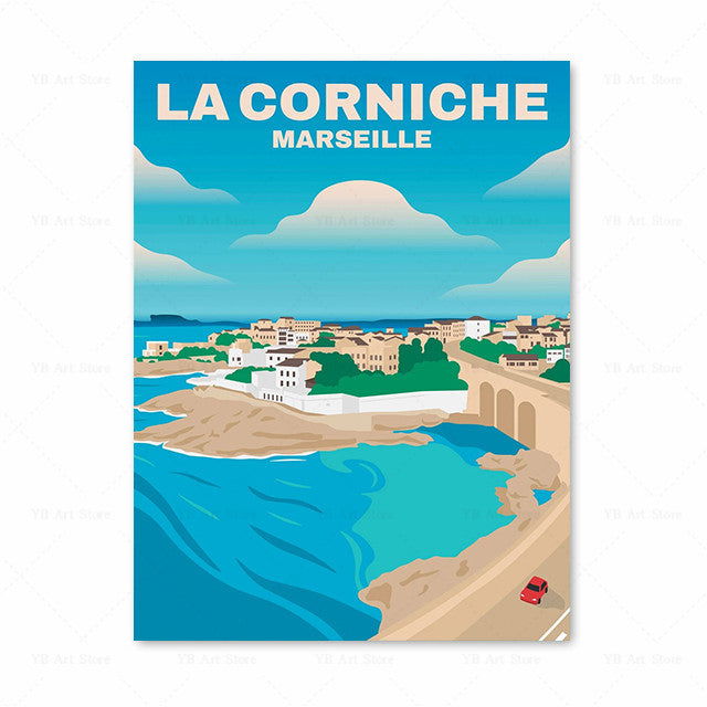 Vintage Travel Poster Canvas Painting Art Picture - Grand Goldman