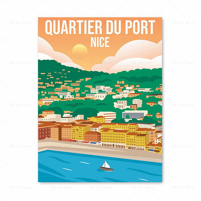 Vintage Travel Poster Canvas Painting Art Picture - Grand Goldman