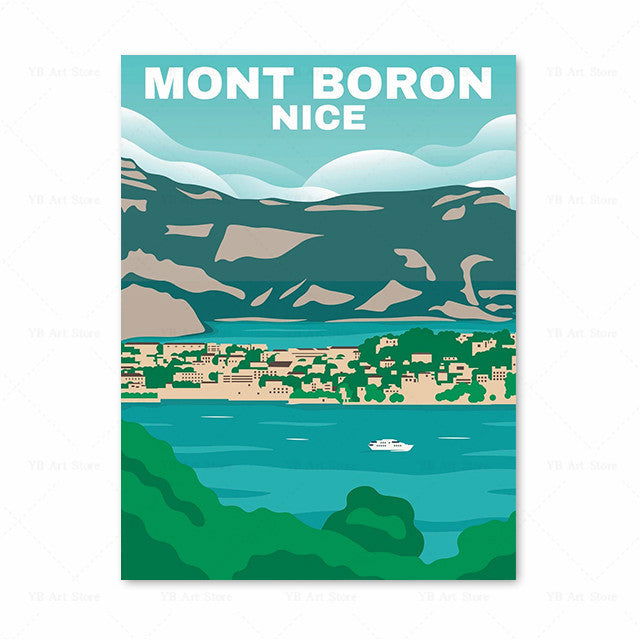 Vintage Travel Poster Canvas Painting Art Picture - Grand Goldman