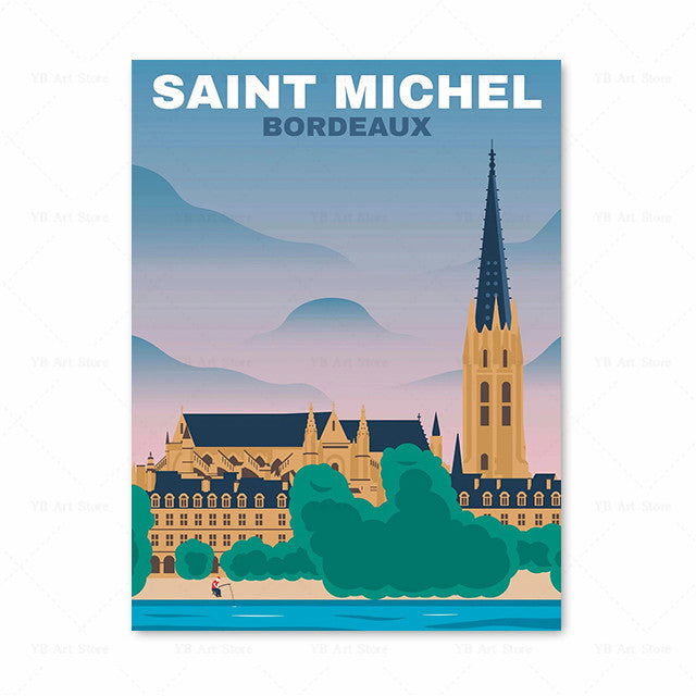 Vintage Travel Poster Canvas Painting Art Picture - Grand Goldman