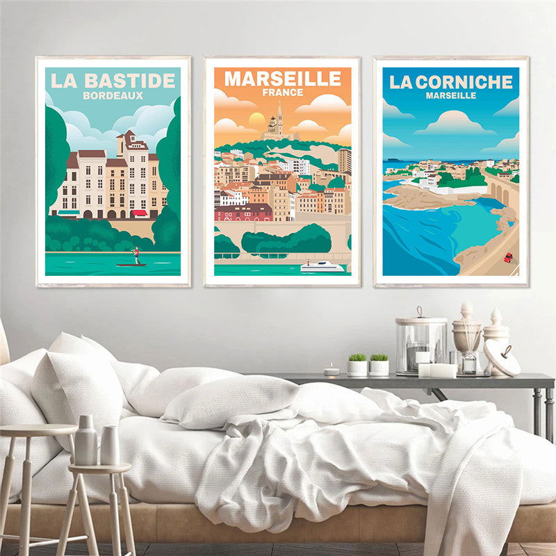 Vintage Travel Poster Canvas Painting Art Picture - Grand Goldman