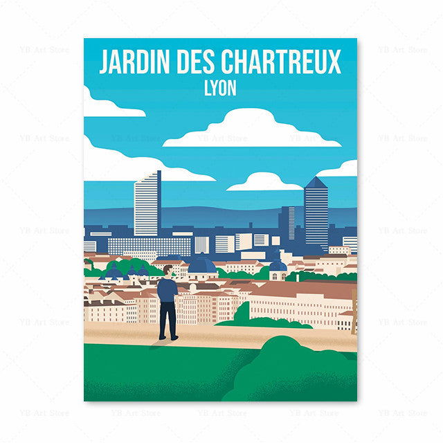 Vintage Travel Poster Canvas Painting Art Picture - Grand Goldman