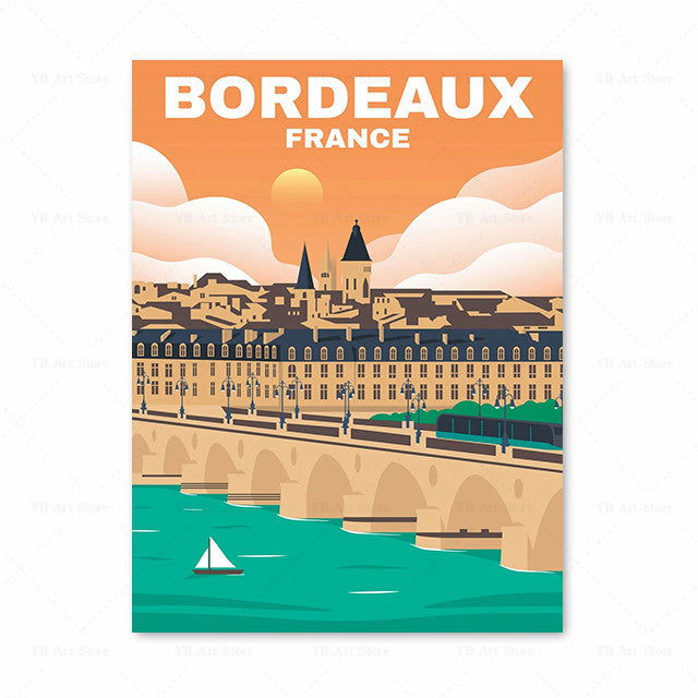 Vintage Travel Poster Canvas Painting Art Picture - Grand Goldman