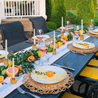 Vixdonos Taper Glass Candlestick Holders Tealight Candle Holders for Table Centerpieces, Wedding Decor and Dinner Party (3 Pcs, Amber) - Grand Goldman