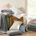 WDCOZY Beige Muslin Cotton Quilt Bedding Sets King Size with 2 Pillow Shams, Neutral Shabby Chic Rustic Textured Gauze Lightweight Country Soft Bedspread Coverlet for All Season, 3 Pieces - Grand Goldman