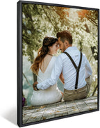 WEGA Custom Canvas Prints with Your Photos (Framed 8X10) Upload Your Image/Photo-Custom Personalized Photo Gifts to Canvas,Wall Art Canvas Printing Gifts for Pets Family Baby Wedding - Grand Goldman