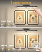 WILLED 3W Picture Lights for Wall, Rechargeable Battery Operated Picture Light, Wireless Wall Light with Remote, Dimmable & Timer Art Lighting for Paintings Wireless, Magnetic Gallery Light, Black - Grand Goldman