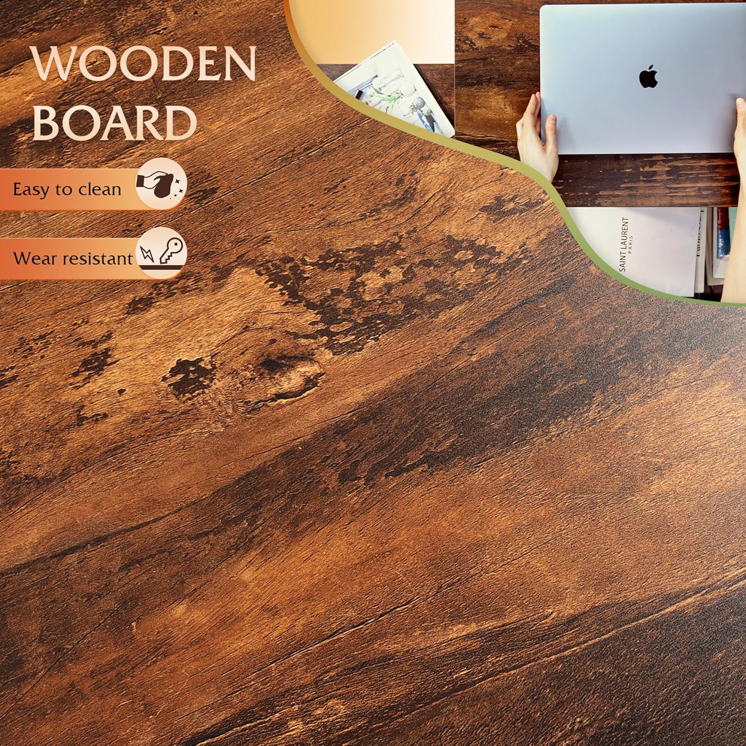 WLIVE Wood Lift Top Coffee Table with Hidden Compartment and Adjustable Storage Shelf, Lift Tabletop Dining Table for Home Living Room, Office, Rustic Oak - Grand Goldman