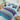 WONGS BEDDING Boho Queen Quilt Set, Blue Purple Bohemian Queen Quilt Bedding Set, Lightweight Microfiber Bed Decor Bedspread for All Season 96"x90"(3 Pieces) - Grand Goldman