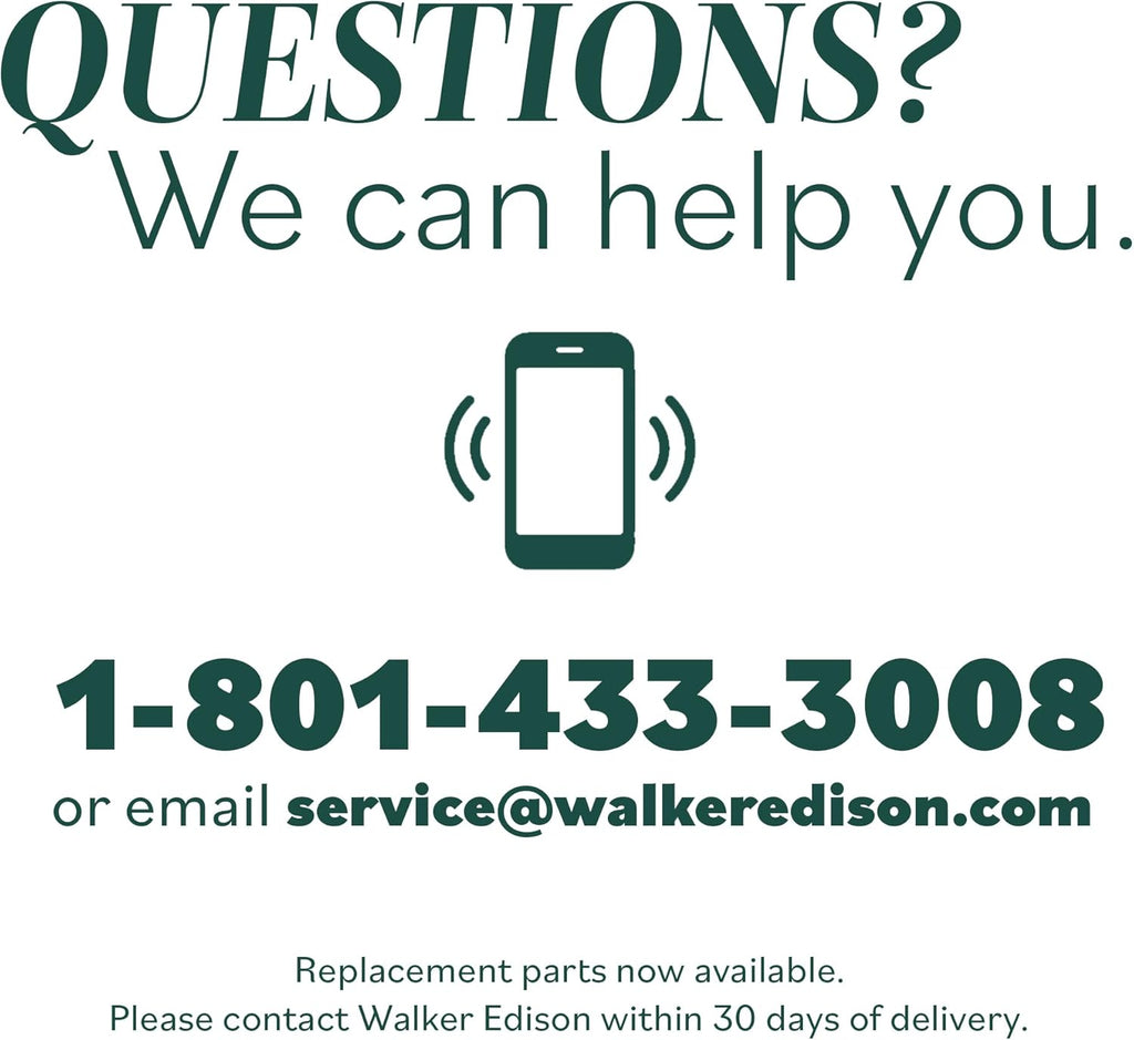 Walker Edison Mid-Century Modern Solid Wood Tapered-Leg Dining Table, 59 Inch, Walnut - Grand Goldman