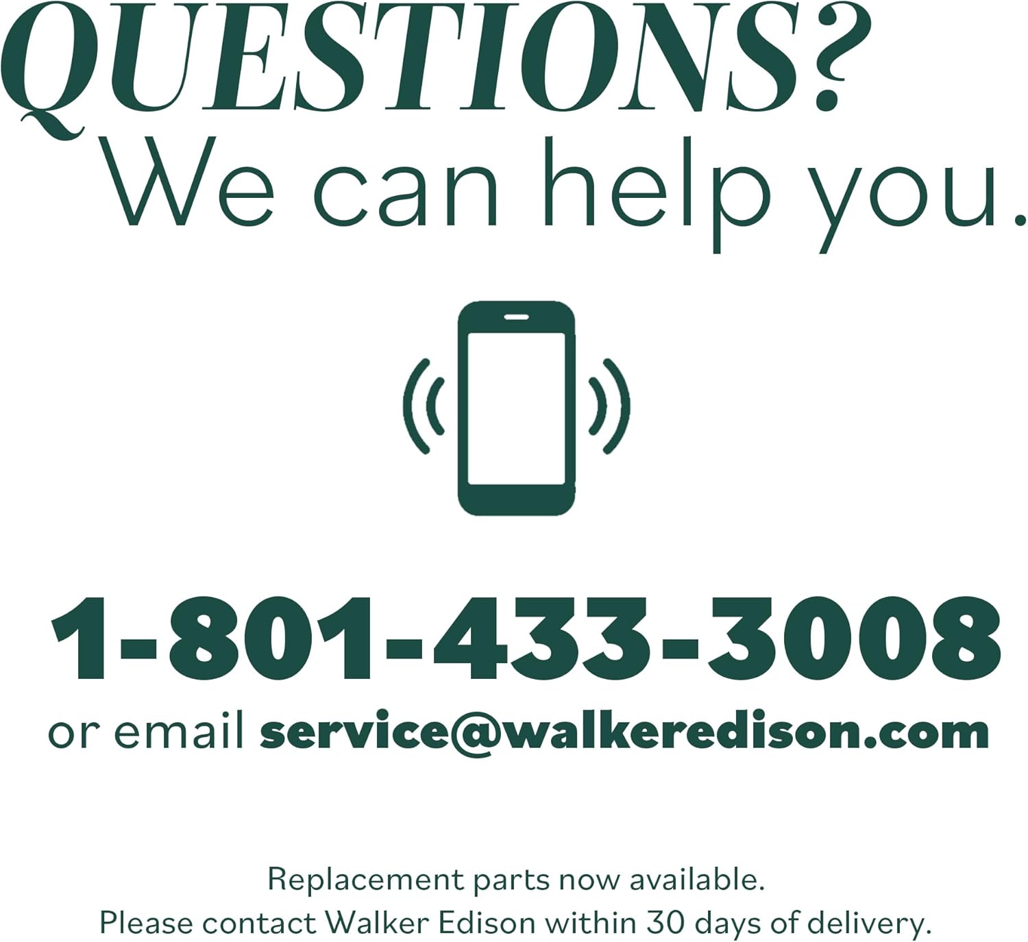 Walker Edison Mid-Century Modern Solid Wood Tapered-Leg Dining Table, 59 Inch, Walnut - Grand Goldman