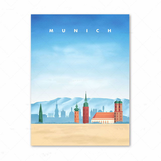 Wall Art Home Decor Poster Picture Canvas Painting - Grand Goldman