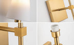Wall Lights Battery Operated Wall Sconces Set Of 2，Indoor not Hardwired Fabric Shade Fixtures,Rechargeable Wireless Wall Sconces With Dimmable Remote Control,for Bedroom,Farmhouse ( Color : Gold ) - Grand Goldman