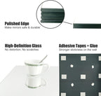 Wall Mirror Full Length Mirror for Wall,Home Gym Mirror 14''x12'' x 12PCS, Glass Frameless Body Mirror Wall-Mounted for Gym, Bedroom, Living Room, Over The Door - Grand Goldman