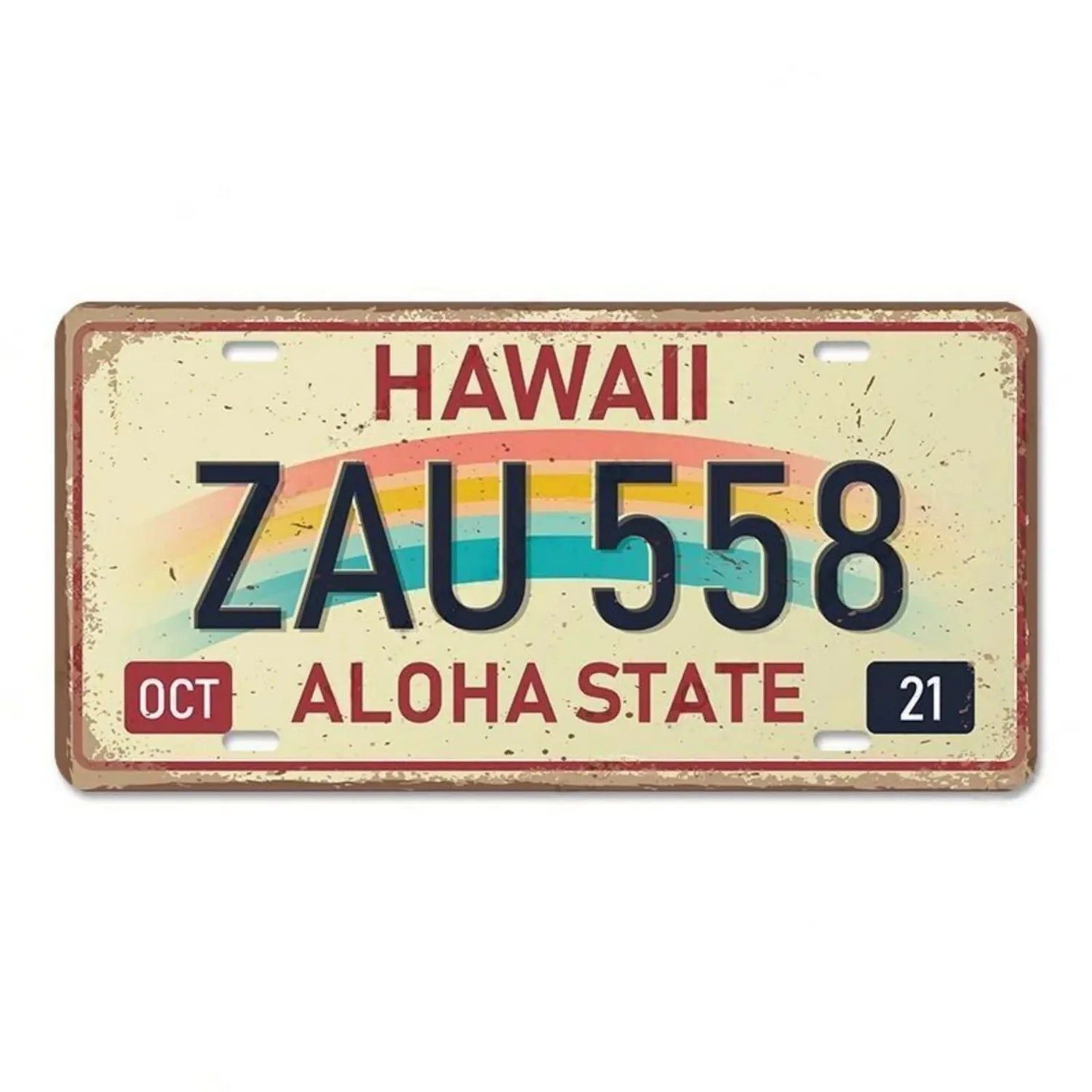 Washington New York Nevada Metal Tin Signs Vintage Plaque Auto License Plate Embossed Tag Garage Bars Pubs Clubs Home Wall Decor - Grand Goldman