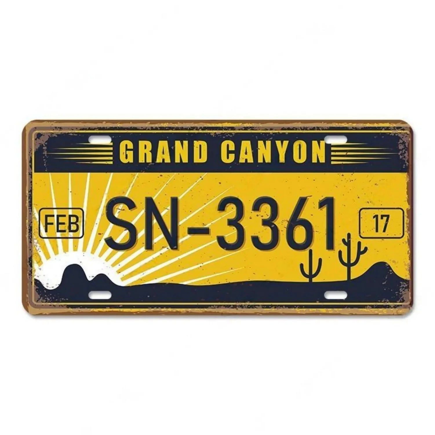 Washington New York Nevada Metal Tin Signs Vintage Plaque Auto License Plate Embossed Tag Garage Bars Pubs Clubs Home Wall Decor - Grand Goldman