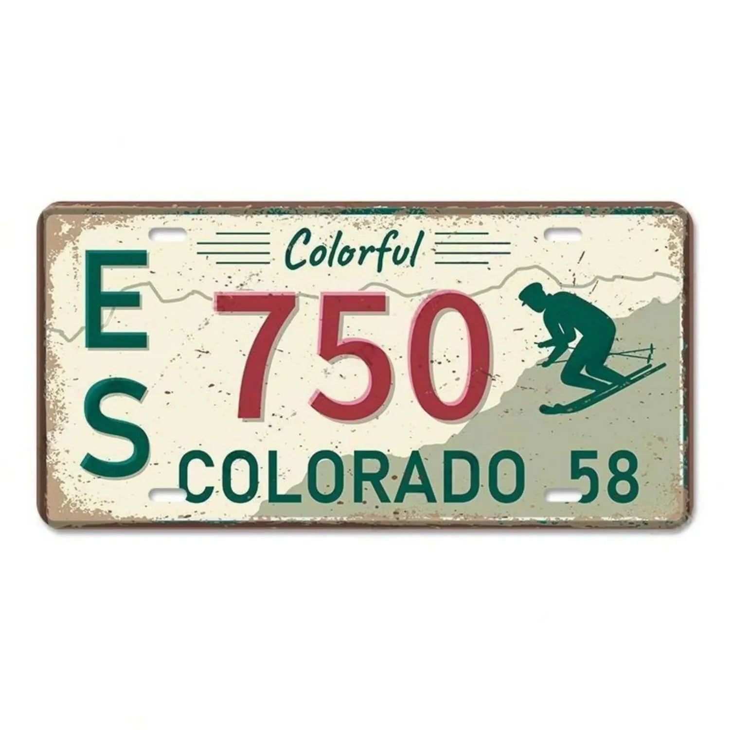 Washington New York Nevada Metal Tin Signs Vintage Plaque Auto License Plate Embossed Tag Garage Bars Pubs Clubs Home Wall Decor - Grand Goldman